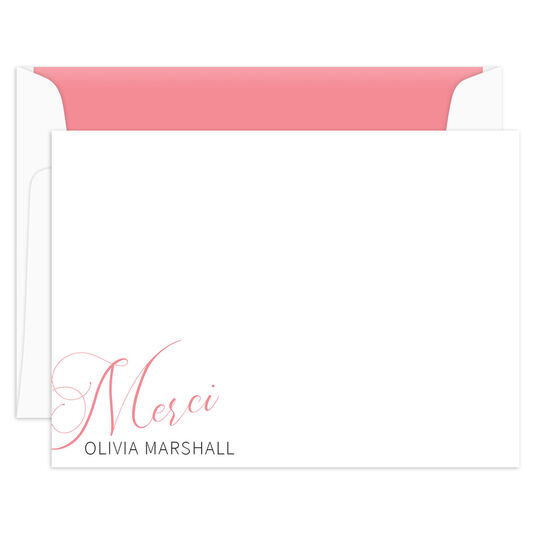 Merci Flat Thank You Note Cards